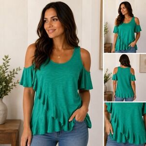 Green summer Papaya T-shirt (UK Size 14) 10‎ US